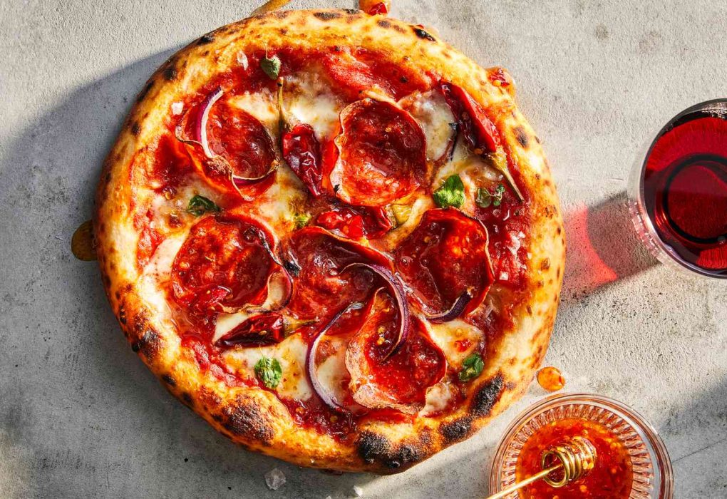 Innovative pizza recipes blending classic Italian and exotic global tastes Innovative pizza recipes blending classic Italian and exotic global tastes