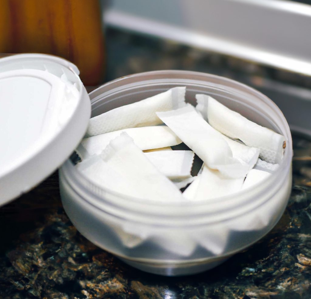 how to use nicotine strips